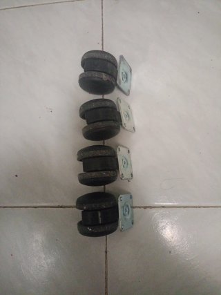 Ruedas para muebles (4 unidades)