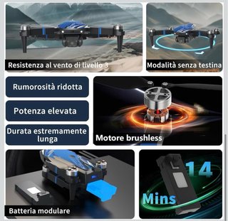Drone 4K con Schermo LCD FPV