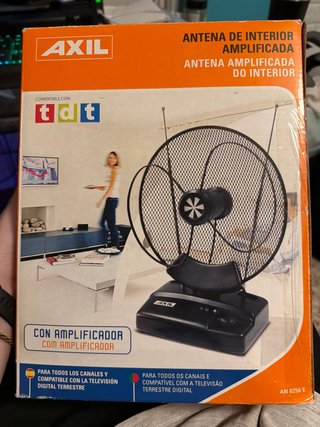 Antena TDT Amplificada Interior AXIL