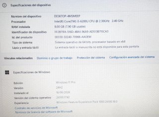 Portátil HP i5 SSD