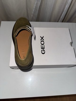 Mocasines verdes mujer