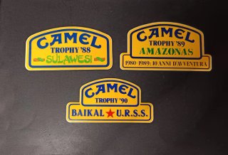 Set 3 Adesivi Camel Trophy 88, 89, 90
