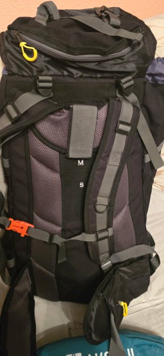 Mochila 70l + colchoneta y hamaca