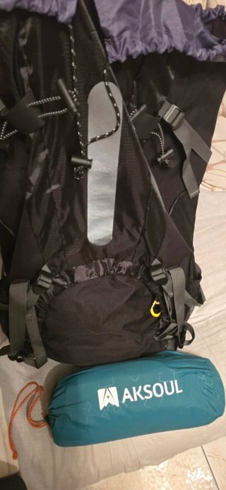 Mochila 70l + colchoneta y hamaca