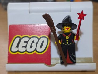 LEGO Minifigura Castle,Bruja, 1997 / Leer