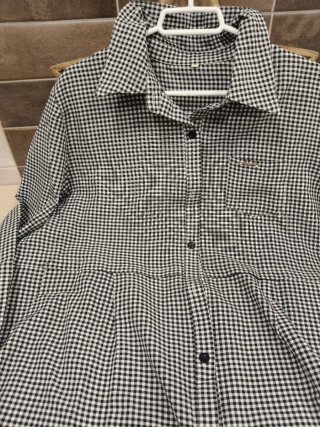 Camisa cuadros Vichy talla L/ nueva