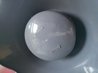 Portaombrelli blu e grigio in plastica