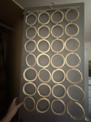 Percha organizadora de tela Ikea