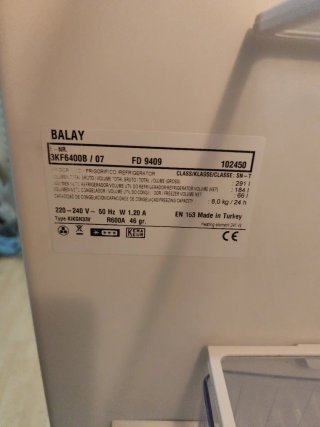 Nevera Balay Blanca