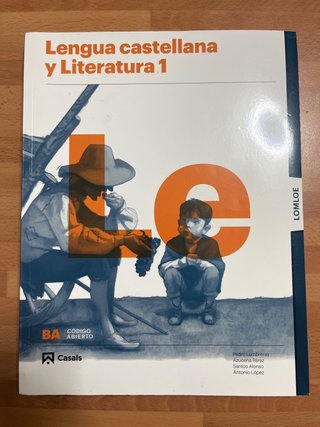 Libro de Lengua castellana 1º Bach Ed: Casals