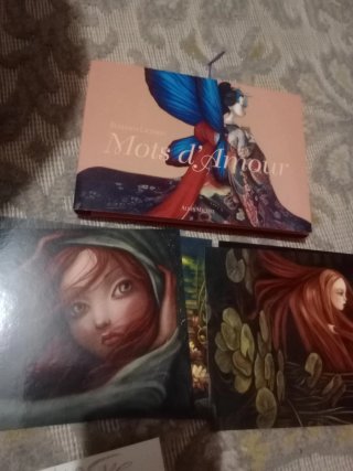Mots d'amour: Set de 20 Tarjetas de Lujo