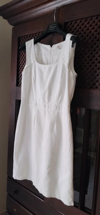 Vestido blanco de lino