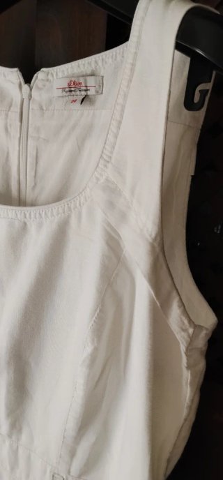Vestido blanco de lino