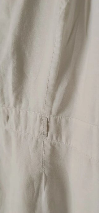 Vestido blanco de lino
