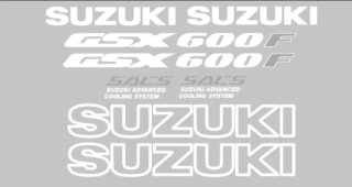 Pegatinas Suzuki GSX600F