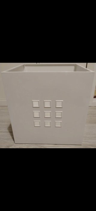 Cubo Lekman IKEA Blanco Plástico