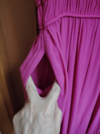 Vestido lPedro del Hierro rosa largo nuevo