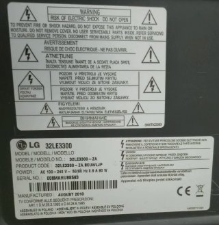 TV LG 32 con mando a distancia
