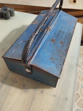 Caja Herramientas Chapa HECO Azul + REGALO