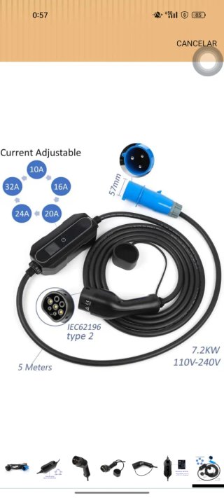 Cargador para coche eléctrico