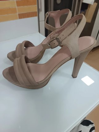 Sandalias Angari Choice Beige Tacon