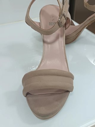 Sandalias Angari Choice Beige Tacon