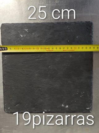 19 Platos de Pizarra