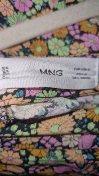 Falda Mango Estampado Floral Multicolor