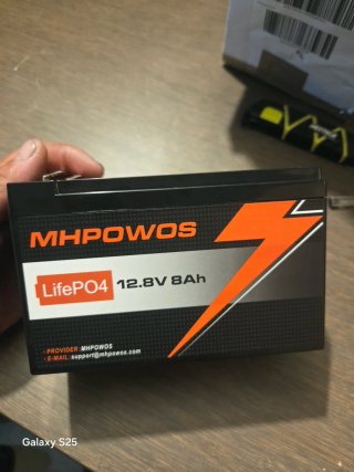 Batería MHPOWOS 12V8Ah 102Wh