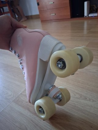 Patines Oxelo rosas talla 37