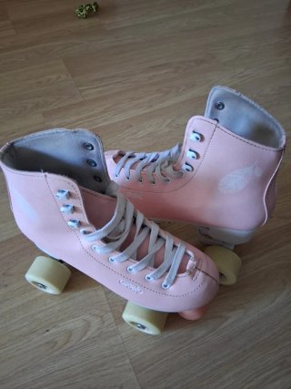 Patines Oxelo rosas talla 37
