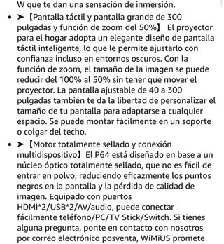 Proyector P64- 500 lumenes