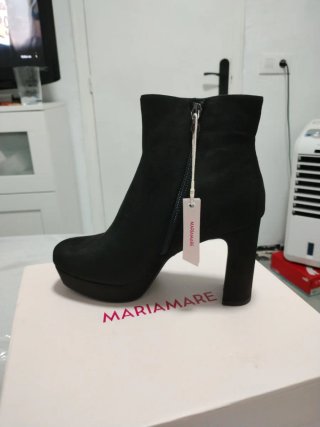 Botines MARIAMARE negros tacón plataforma