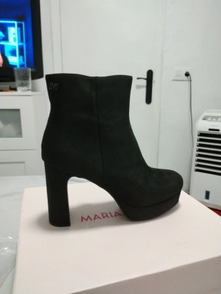 Botines MARIAMARE negros tacón plataforma