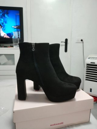 Botines MARIAMARE negros tacón plataforma
