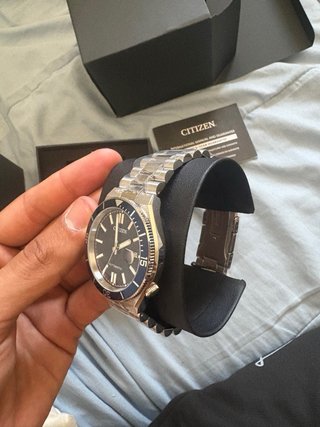 Reloj Citizen Automático Azul y Plateado ORIGINAL