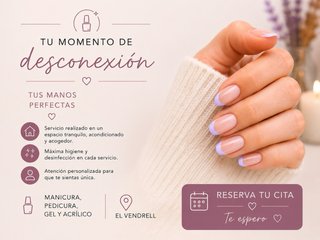 Uñas semipermanentes, gel y pedicura • El Vendrell