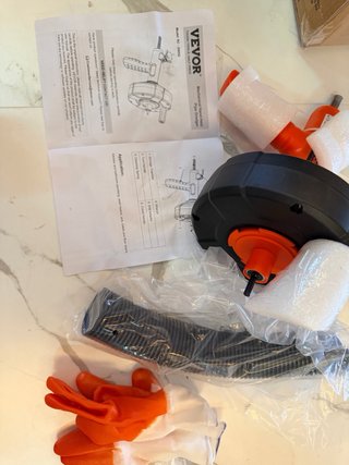 Draga mecánica manual para tuberías