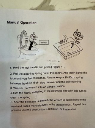 Draga mecánica manual para tuberías