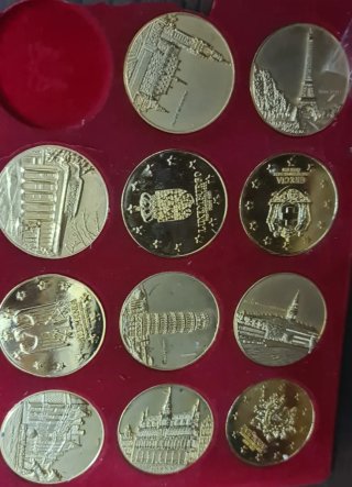 Colección Monedas Europa Monumentos