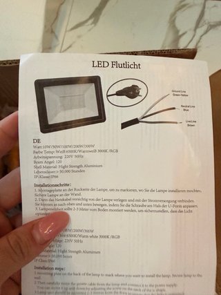 Foco LED Trabajo 100W IP66