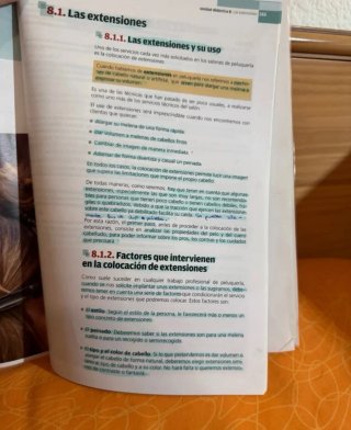 Libros grado medio de Peluquería