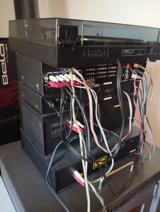 Equipo Hifi Fisher Negro