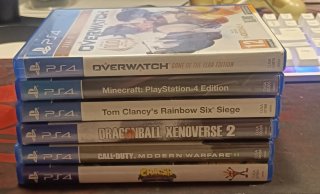 Lote 6 Videojuegos PS4