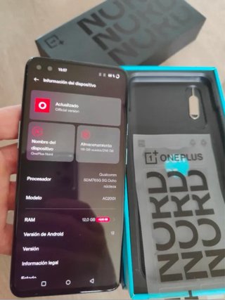 OnePlus Nord 5G 12GB/256GB Azul Mármol