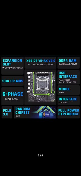 Intel Xeon E5-2680 v4 14 núcleos + placa compatibl