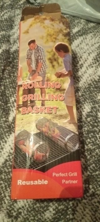 Cesta Barbacoa Giratoria Nueva
