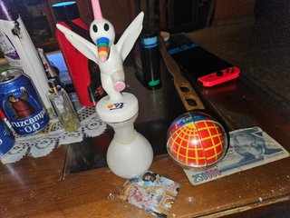 Bola rugby y figura curro Expo 92