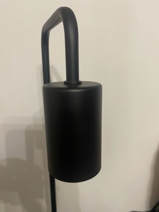 Lámpara de mesa moderna metal cristal
