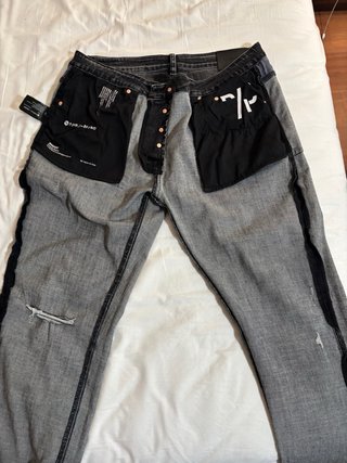 Purple Brand Jeans Grigi Strappati